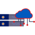 Autoscaling Cloud Icon FillHost Autoscaling Cloud Icon FillHost